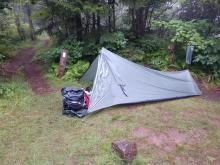 Tent just off AT